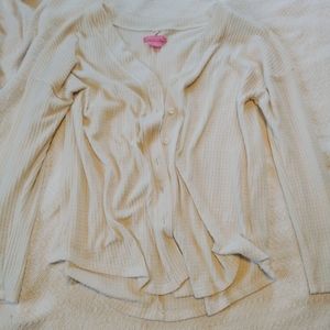 Cozy button up sweater